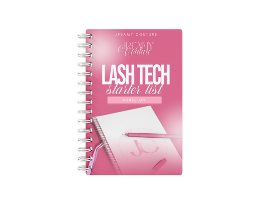 The Lash Tech Starter List